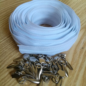 Nylon Zipper Dài Cho Màn Hình Ngủ Túi Chăn Dày Cho Váy Băng Cao Cấp Màu Đen Trắng Phụ Kiện Đồ May Nhà Đồ Chống Thấm Nước