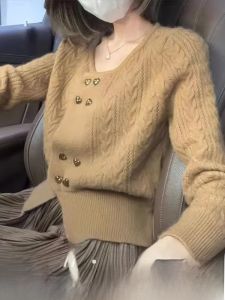 เสื้อคาร์ดิแกนถักแฟชั่นสำหรับผู้หญิง เสื้อคลุมยาวถักแบบสวมหัว แขนยาว ปกติ ฤดูใบไม้ผลิ ฤดูใบไม้ร่วง ฤดูหนาว เสื้อคลุมคาร์ดิแกนแบบสวมหัว