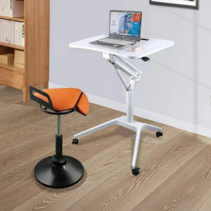 Height Adjustable Mobile Stand Up Work Table