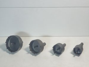 Mũi khoét sắt khoan lỗ tròn inox gỗ sắt đầu hợp kim phi 27mm 32mm 42mm 50mm 60mm