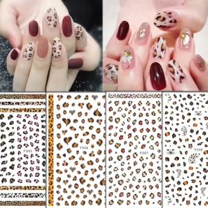 Sticker Dán Móng Tay Họa Tiết Da Rắn / Da Báo / Da Hổ Trang Trí Móng Nghệ Thuật / Leopard Snake Tiger Nail Sticker Colorful / Nails sticker Series F – F505 – F510