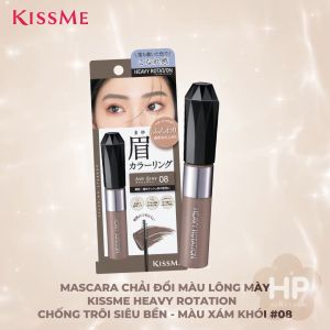 Mascara Chải Đổi Màu Lông Mày Chống Trôi Siêu Bền Kissme Heavy Rotation Coloring Eyebrow EX 8G (Màu Xám Khói EX #08)