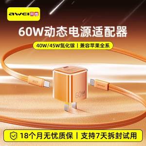 Awei | GaN Fast Charging Charger 1 Unit