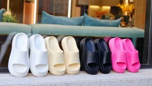 Foya.1 รองเท้าแตะพื้นนุ่ม รองเท้าแตะสวม EVA (ยางชนิดนุ่มน้ำหนักเบา) เก็บหน้า น้ำหนักเบา #sy2356