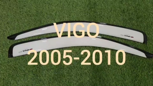 กันสาด คิ้วประตู คิ้ว สีขาว รุ่น 2ประตู ช่วงยาว โตโยต้า วีโก้ Toyota Vigo 2005 2006 2007 2008 2009 2010 ใส่ร่วมกันได้ทุกปีที่ระบุ A