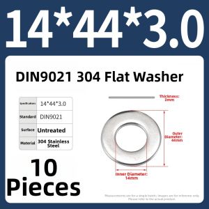 POWER&STRONG | 304 Stainless Steel Flat Washer