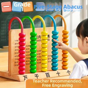 Wooden Arithmetic Abacus For Math Education