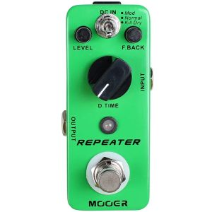 IRIN | MOOER MDL1 Repeater Guitarra Effect Pedal 3 Working Modes Mod Normal Kill Dry Effect Pedal Digital Delay Effect Guitar Parts