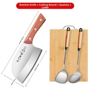 SHI BA ZI ZUO | Womens Vegetable Cutting Knife Round Tip