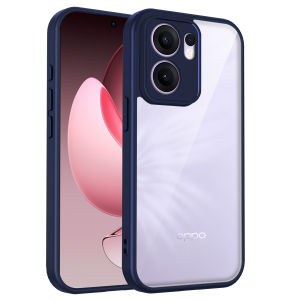 For Oppo Reno 13F CPH2699 Case Air Cushion Shockproof Silicon Bumper Clear Matte Back Cover Hard Phone Case for Oppo Reno 13F 4G