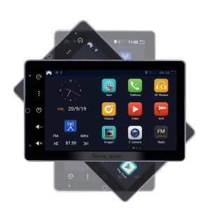 Seicane Tesla Style 13.3 inch IPS Touchscreen Android 15.0 Car Audio Multi-media Player for Universal NISSAN TOYOTA KIA VW Hyundai Suzuki Honda 360° Rotating Radio GPS Navigation System Bluetooth Phone USB SWC Support Carplay