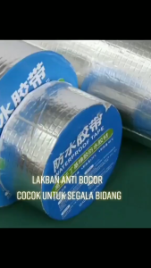 Lakban anti bocor anti air aluminum foil butyl waterproof tape SH F03