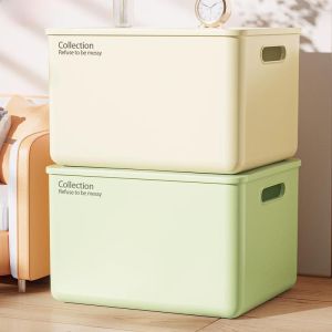 Large Capacity Plastic Storage Box Household Toy Miscellaneous Storage Basket Desktop Snack Storage Box Organizer Box