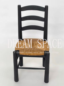 Vintage Retro Ash Wood and Rattan Chair