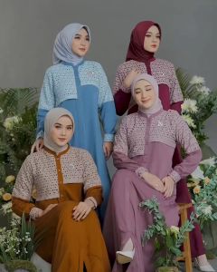 GAMIS KAILA MODEL TERBARU BAHAN CRINKLE MIX BRUKAT GAMIS PESTA GAMIS KONDANGAN WANITA MUSLIMAH