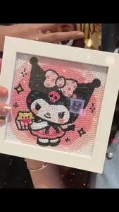 ZEO Handmade Diamond Painting With Frame DIY Kid Cute Tabletop Home Decor Gift Souvenirs
