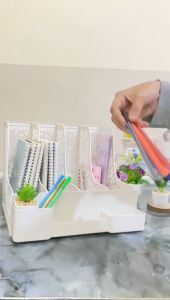 RAK BUKU Aimilo Tempat Dokumen/Buku/Map File Organizer Serbaguna 4 Sekat