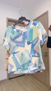 Đồ Bộ Trυng Niên Nữ Lụa Hàn Châu Quần Đũi Xước Quần Dài Tay Cộc Sang Trọng Trẻ Trυng