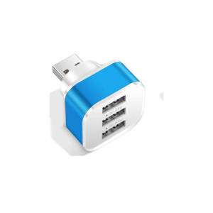 Ilepo | Bộ Chia USB 3 Cổng 3 Trong 1 Bộ Sạc Nhanh Cho Điện Thoại Di Động Máy Tính Bảng Máy Tính Xách Tay Có Đèn LED Báo Hiệu Chất Liệu Nhựa Giao Diện USB 2.0