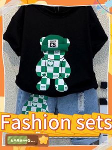 เสื้อผ้าเด็ก ชุดแฟชั่นฤดูร้อน เด็กผู้ชาย เทรนด์ฤดูร้อน หล่อๆ เสื้อผ้าเด็ก กางเกงขาสั้นแขนสั้น