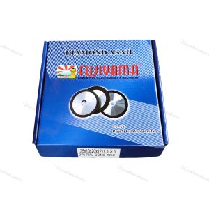 Diamond Asah Fujiyama 4 inch 2 sisi / Batu Asah Grinding Wheel Serut