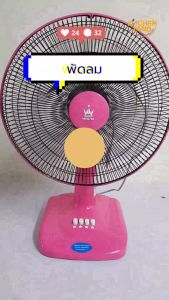 พัดลม 12 และ 16 นิ้ว (สุ่มคละสี) พัดลมตั้งพื้น พัดลมตั้งโต๊ะ ลมแรง