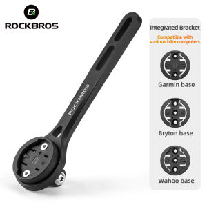 Rockbros đồng hồ xe đạp khung đa chức năng đồng hồ tốc độ xe đạp đường trường MTB gắn bền phổ biến Đồng hồ đo đường không thấm nước cho Garmin/wahoo/bryton/GoPro