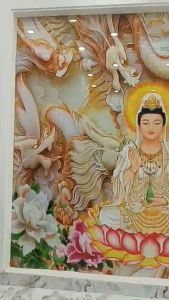 Tranh phật phòng thờ 3d - tranh gạch 3d phật phòng thờ - VBC322