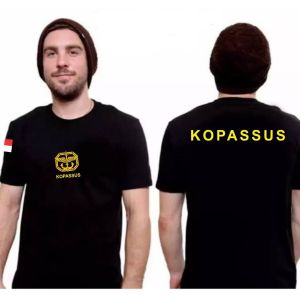 Baju Kaos Lengan Pendek Kopassus / Baju Kopasus / Tshirt Pria / Atasan Pria Keren / Kaos Kopassus
