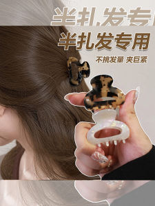 Small Hair Claw Clip Shark Style Half Updo Hair Accessories Acetate Material Girlfriend Brand Fresh out Japanese Korean Style