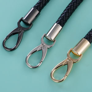 Thắt Lưng Đeo Vai Đan Thủ Công DIY Phụ Kiện Túi Xách Thắt Lưng Đeo Vai Màu Đen Và Vàng Có Móc Treo Túi Xách Túi Xách Phụ Kiện