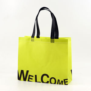 New Non-Woven Fabric Coffee Colored Eco-friendly Packaging Bag for Clothing Shopping Film Coated Bag Customizable Gift Bag