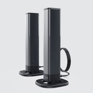 Rsionch Loa Bluetooth Không Dây 2 Trong 1 Chia Bàn Tivi Soundbar Di Động Aux USB Đài Phát Thanh Loa Cho Máy Tính Laptop Với Âm Thanh Hi-Res