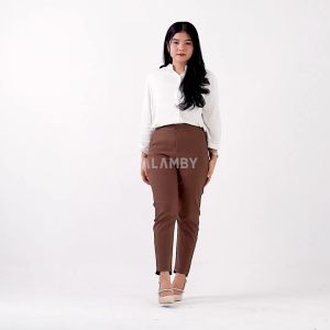 CALAMBY - Stretch Pants Wanita (High Waist)