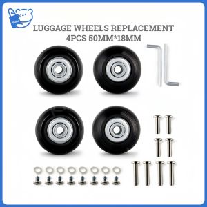 【4PCS】 Wheels Roda Koper Replacement Pengganti 40/45/50mm*18 MM