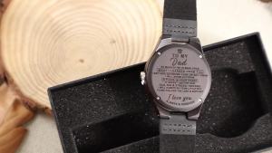 UFOORO Engraved Wooden Watches for Men: A Perfect Gift for Your Loved Ones