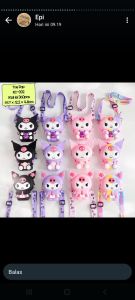 tas jelly anak anak karakter sanrio tas slempang sanrio