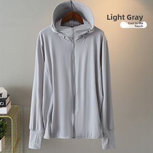 miiow | Ice Sensation UV Protection Clothing Womens Summer Outdoor Cycling Travel Long Sleeve Loose Fit Zipped Up Sunscreen Wear