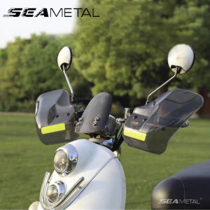 SEAMETAL Motorcycle Sunscreen Gloves Summer Electric Vehicle Scooter Rider Handle Protective Cover With Reflective Strips