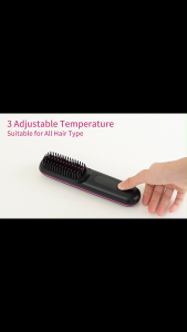 Lược Điện Chải Tóc Không Dây Sạc Pin Đa Năng Lược Điện Ion Âm 3 Chế Độ Tạo Nhiệt Nhanh Dễ Tạo Kiểu