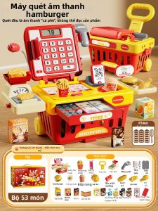 BEI JESS | Bộ Đồ Chơi Siêu Thị Cho Trẻ Em Với Máy Tính Tiền và Bếp 3-6 Tuổi