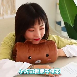 [YC] Soft Hand Pillow Cartoon Cute Warm Cushion Plush Bantal Lembut Pemanas Tangan Kereta 卡通暖手枕