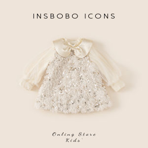 insbobo | Bộ Váy Công Chúa Phong Cách Chanel Cho Bé Gái