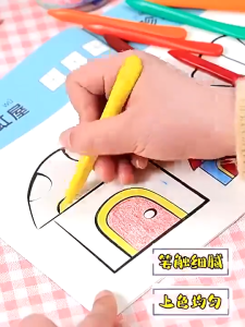 12/24/36 Color Washable Crayons Non-Dirty Hands Double-headed Plastic Oil Paint Sticks for Childrens Kindergarten Stationery