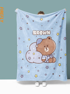 Khăn Trải Giường Vải Nỉ Hình Gấu Và Thỏ Cuteness Cho Phòng Trẻ Em Ký Túc Xá Văn Phòng Nướng Chân Tay Mùa Hè Mùa Thu