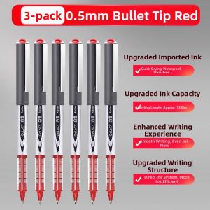 Snowhite | Quick Drying High Capacity Black Roller Ball Pen