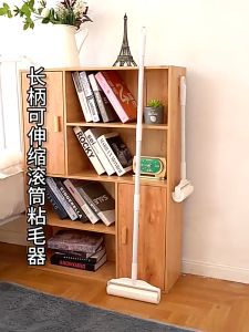 ลูกกลิ้งเก็บฝุ่นพร้อมฝาปิดกันฝุ่น ลูกกลิ้งเก็บขน ลูกกลิ้งฝุ่น ลูกกลิ้งขนแมว ความกว้าง 24ซม/19ซม ด้ามจับปรับความยาวได้