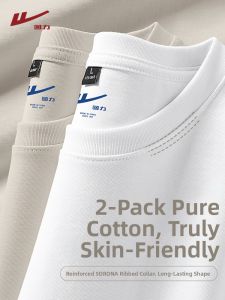 Warrior | Khaki Pure Cotton Loose Large Size T-Shirt
