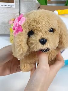 Retail Ministry Pawfect Square Childrens Toy Dog Electric Puppy Simulation Barking And Walking Plush Bunny Pet
