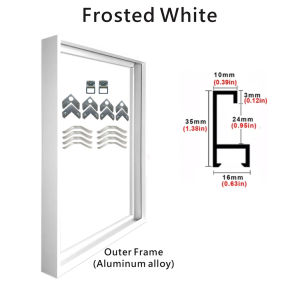 8 Colors 40x50 30x40cm Canvas Picture Metal Aluminum Outer Frames for Oil Painting Artwork Wall Art Photo Poster Home Decoration